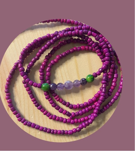 Amethyst Waist Beads