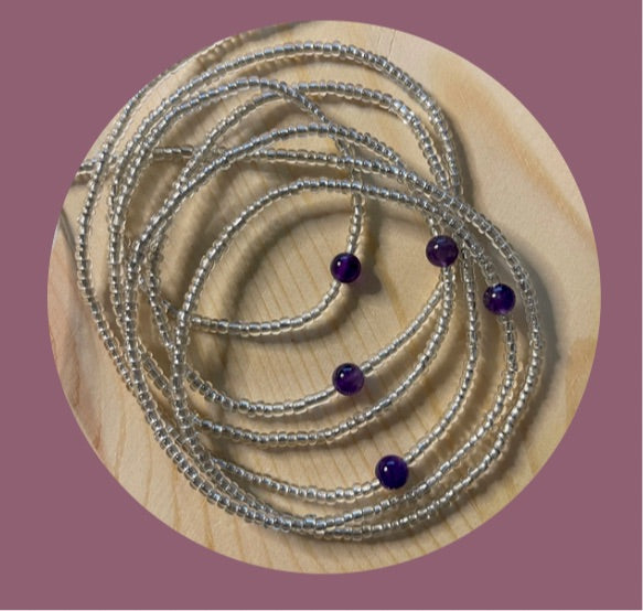 Amethyst Waist Beads